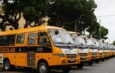 Governo entrega novos ônibus escolares a todos os 184 municípios do estado