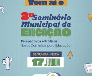 Caetés realizará 3º Seminário Municipal de Educação; e início do ano letivo nas escolas municipais será dia 18