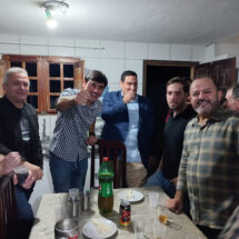 Nego do Mercado recebe o deputado Aglailson Victor e outros políticos na abertura dos festejos juninos em Capoeiras