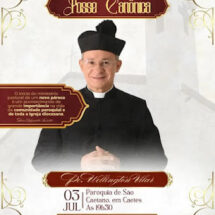 Caetés: Padre Wellington Vilar tomará posse na Paroquia de São Caetano, nesta quinta-feira 03 de julho