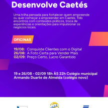 Parceria Sebrae e prefeitura de Caetés oferece oficinas para empreendedores