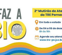TRE-PE realizará 2º mutirão para cadastramento biométrico e emissão do 1º título